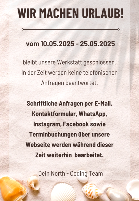 Wir machen Urlaub...